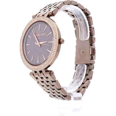 Michael Kors Women's MK3416 Brown Steel Watch 